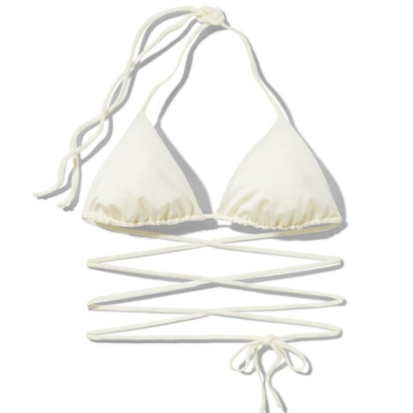 Inamorata White Bikini Top AND Bottom - Picture 1 of 2